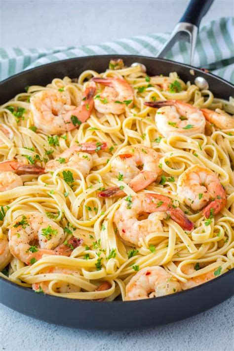 Today i would like to share with you my spaghetti shrimp scampi recipe. Easy Shrimp Scampi 5 • Bread Booze Bacon