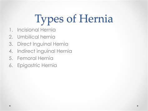 Ppt Hernia Powerpoint Presentation Free Download Id8393887