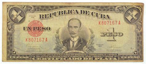 Dollar (usd) to cuban peso (cup), it is converted as you type. Collectible - Cuban Paper Money Currency - From Cuba! | Property Room