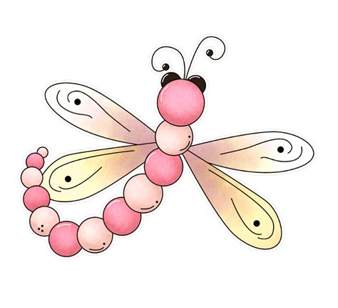 Flower Clipart Dragonfly Flower Dragonfly Transparent Free For