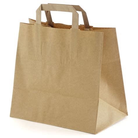 Brown Paper Shopping Bags With Handles Iucn Water