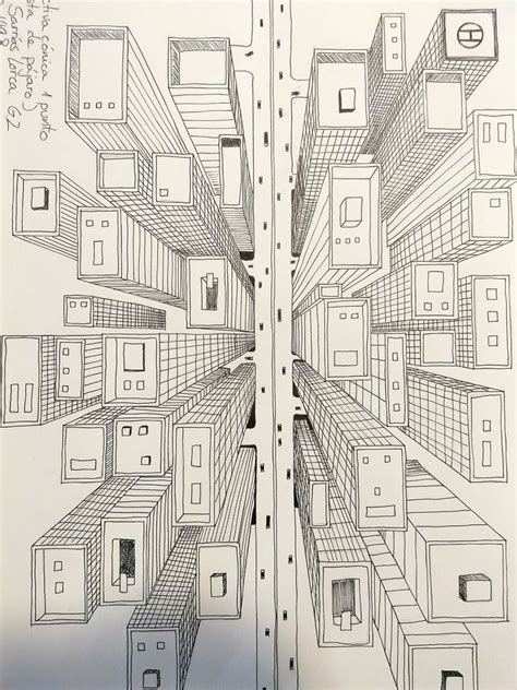 One Point Perspective Perspective Drawing Architecture Perspective