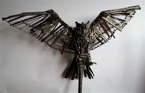 Metal Owl By Frequenzlos Deviantart On DeviantART Metal Art