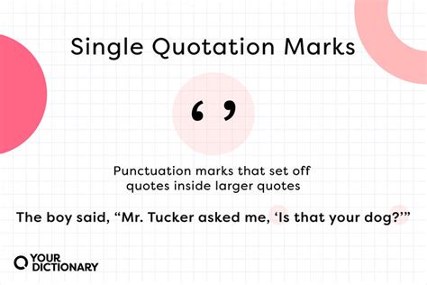 How And When To Use Single Quotation Marks ‘ Yourdictionary