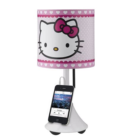 Hello Kitty Table Lamp With Built In Speaker Geeky Tech Valentines