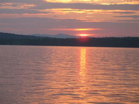 Wakefield Nh Province Lake Sunset Photo Picture Image New