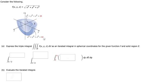 solved consider the following f x y z x2 y2 z2 a express