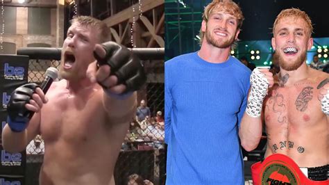 Watch Former Ufc Fighter Calls Out Jake Paul And Logan Paul Ends Nine