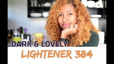 This rich blonde hair there are three steps to getting this dark honey blonde hair color. Dark & Lovely's Lightener #384 - YouTube