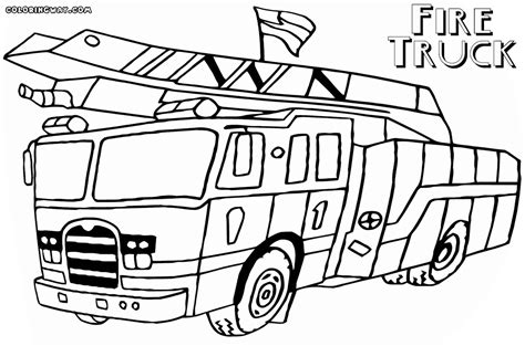 Find images of fire truck. Fire Truck coloring pages | Coloring pages to download and ...