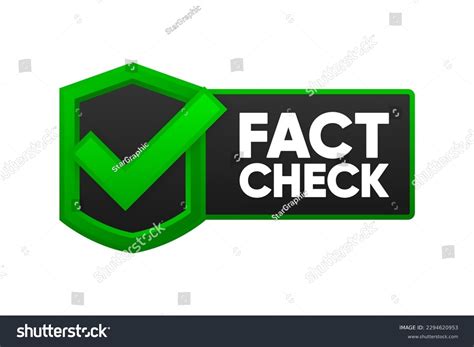 Fact Check Concept Thorough Factchecking Compare Stock Vector Royalty