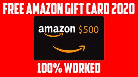 Check spelling or type a new query. WORKING Free Amazon Gift Card 2020 - YouTube