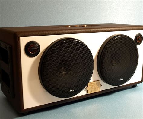 DIY Bluetooth Boombox Speaker | HOW TO : 13 Steps (with Pictures ...