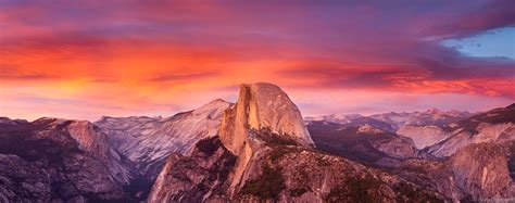Glacier Point Sunset Yosemite National Park California Grant