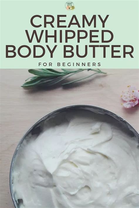 Easy Creamy Diy Whipped Body Butter Recipe For Beginners Wild For Nature