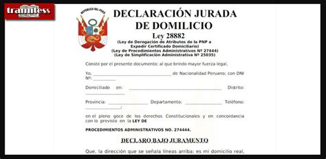 Cómo Sacar El Certificado Domiciliario En Perú 🥇 【 Abril 2024】 Tramitess