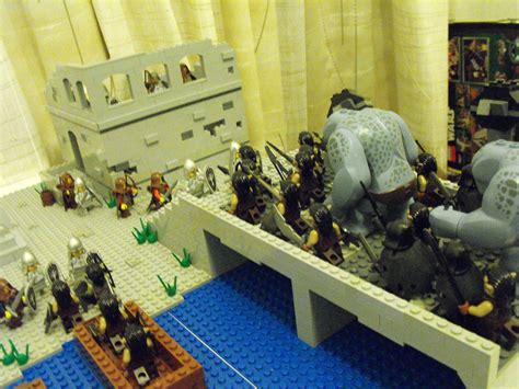 Lego Lord Of The Rings Osgiliath Moc Version 2 Lego Osgili Flickr