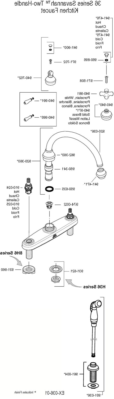 Replacing a leaky price pfister hot water faucet valve in my bathroom sink is easy! Faucet Replacement Parts For With Price Pfister Kitchen ...