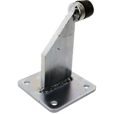 Gate Stop Door Stopper With Plate Zinc Plated