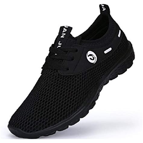 Vipmy Mens Walking Shoes Lightweight Sneakers Mesh Breathable Running