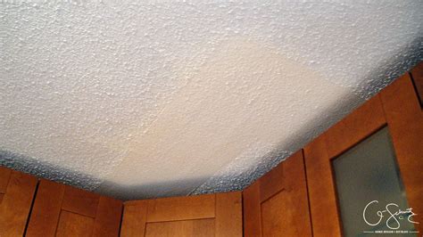 When scraping a popcorn ceiling, there is a very common belief, that you can just scrape it and paint it. Patching a Popcorn Ceiling | Madness & Method