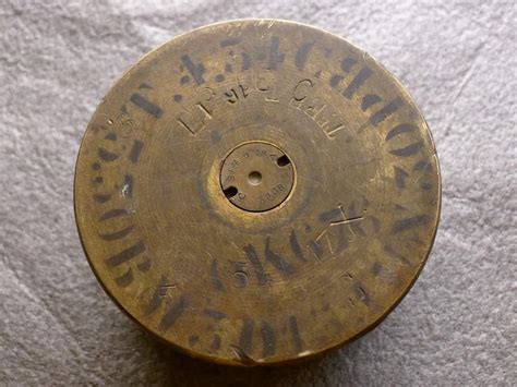 French Wwi 75mm Canon Shell Any Wwi Ordnanceinscription
