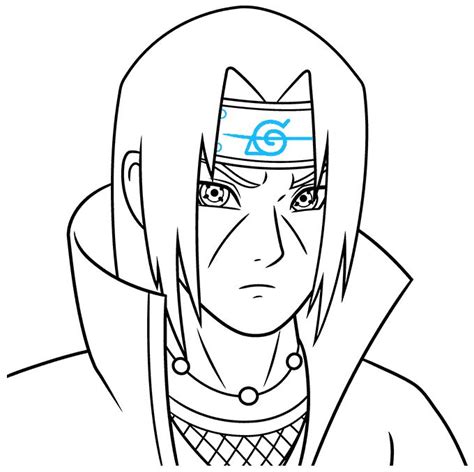 How To Draw Itachi Step By Step At Drawing Tutorials
