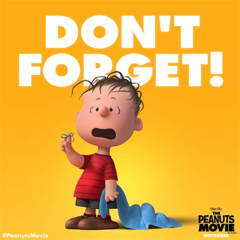 Dont Forget Its National I Forgot Day Peanuts Movie Cartoon