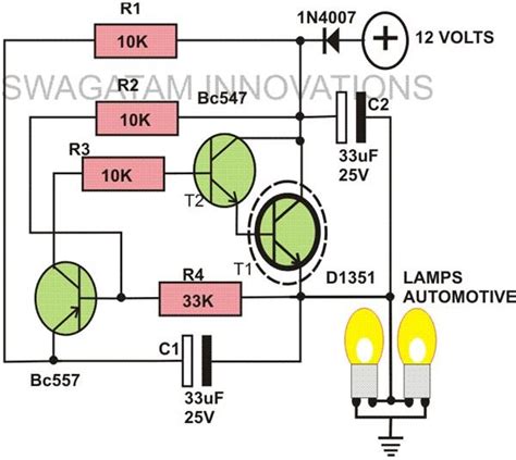 V Flasher Circuit Diagram