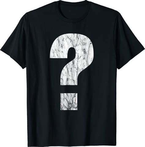 Question Mark T Shirt Clothing