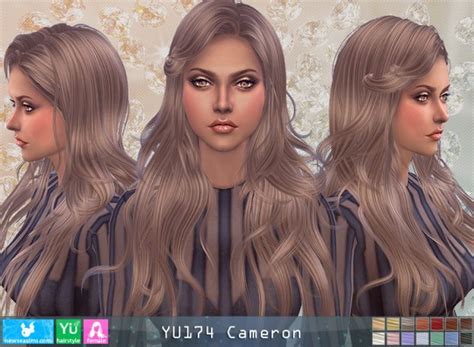 Newsea Yu174 Cameron Hair Sims 4 Hairs