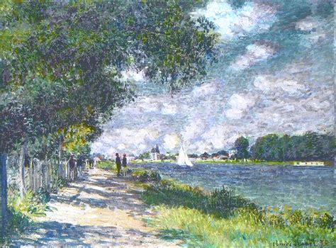 The Seine At Argenteuil 1875 Claude Monet