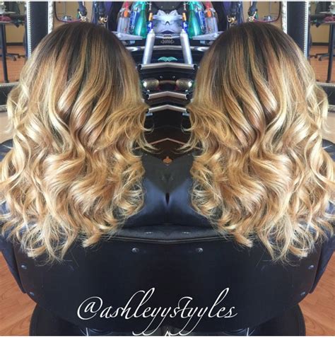 Golden Blonde Ombré Golden Blonde Blonde Ombre Long Hair Styles