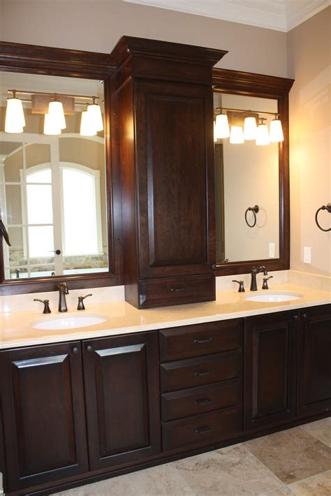 For example, you can also get customized sizing where cabinets can be ganged together. Master Bathroom Medicine Cabinet | heartofthehome | Flickr