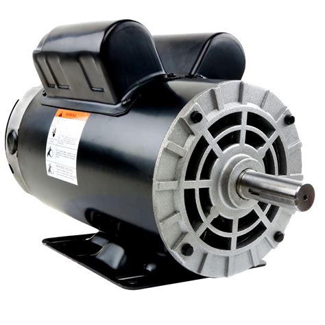 5 HP Compressor Duty Electric Motor 1 Phase 3450 RPM 56 Frame 7/8 ...