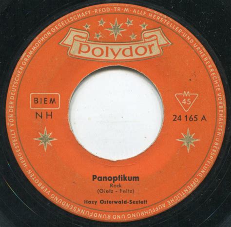 Hazy Osterwald Sextett Panoptikum Tabakera Vinyl Discogs
