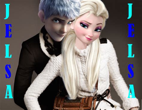 jack frost and queen elsa elsa and jack frost photo 37489363 fanpop