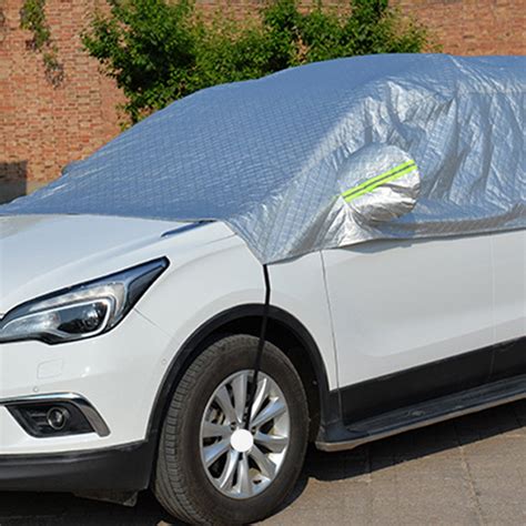 Universal Semi Automobile Sunshade Car Dust Cover Sun Protection Uv