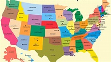 United States Map States And Capitals | Map Of The World