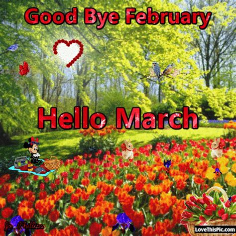 Goodbye February Hello March Good Morning Good Morning Quotes March