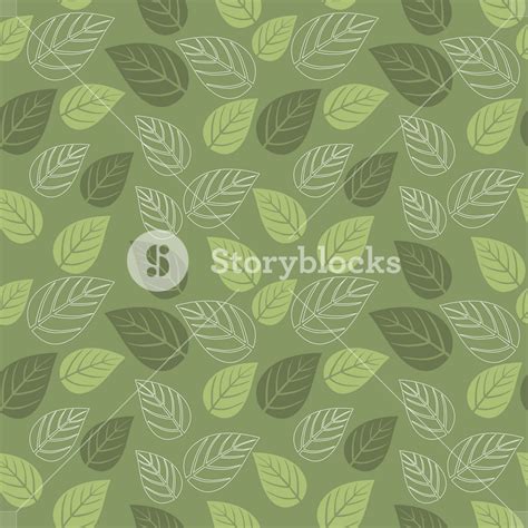 Seamless Leaf Pattern Royalty Free Stock Image Storyblocks