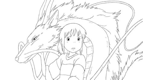 Detailed Coloring Pages Spirited Away Coloring Pages