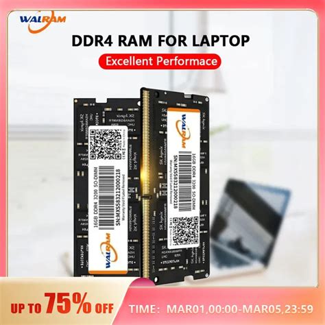 Walram Memoria Ram Laptop Rams M Dulo De Mem Ria Sodimm Ddr Gb Gb Mhz Pc