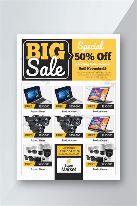 Big Sale Product Promotion Flyer Psd Free Download Pikbest