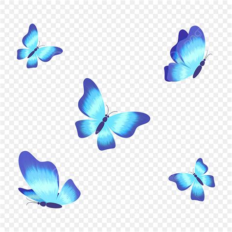 Flying Butterfly Silhouette Clipart PNG Images Blue Flying Butterfly Effect Butterfly Clipart