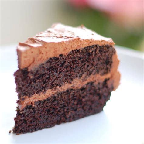 Double Chocolate Cake With Buttercream Frosting Recipe Pinch Of Yum