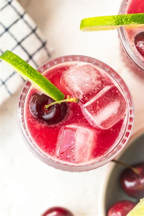 This Homemade Cherry Limeade Recipe Is Filled With Fresh Cherries