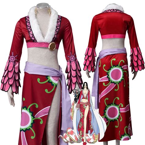 Anime Sexy One Piece Adult Women Cosplay Costume One Piece Boa Hancock Cosplay Costume For