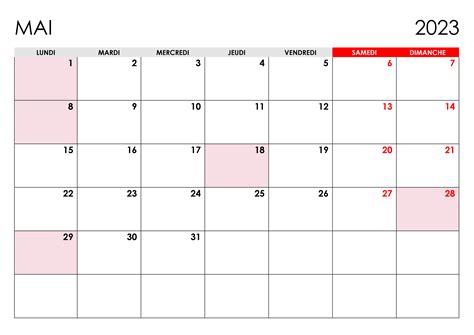 Calendrier Mensuel 2023 Mai Get Calendrier 2023 Update