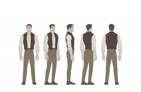 Character Turnaround Sheets From The Comic Kindred Not